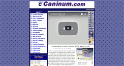 Desktop Screenshot of caninum.com