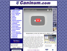 Tablet Screenshot of caninum.com